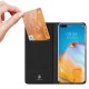 Dux Ducis Skin Pro series priekš Huawei P40 - Melns - sāniski atverams maciņš ar magnētu un stendu (ādas maks, grāmatiņa, leather book wallet case cover stand)