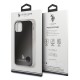 U.S. Polo Assn. Shiny Collection series USHCN65TPUBK priekš Apple iPhone 11 Pro Max - Melns - silikona aizmugures apvalks / bampers-vāciņš