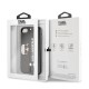Karl Lagerfeld Head Hand Strap series Back Case KLHCI8HA2BK priekš Apple iPhone 7 / 8 / SE2 (2020) / SE3 (2022) - Melns - mākslīgās ādas aizmugures apvalks / bampers-vāciņš