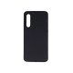 Defender Smooth Back Case priekš Samsung Galaxy A70 A705 - Melns - triecienizturīgs silikona aizmugures apvalks / maciņš
