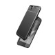 Beetle Series Carbon Fiber TPU Protection Phone Cover priekš Apple iPhone 7 / 8 / SE2 (2020) / SE3 (2022) - Melns - triecienizturīgs silikona aizmugures apvalks / bampers-vāciņš