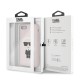 Karl Lagerfeld Silicone Iconic series KLHCI8SLFKPI priekš Apple iPhone 7 / 8 / SE2 (2020) / SE3 (2022) - Rozā - silikona aizmugures apvalks / bampers-vāciņš