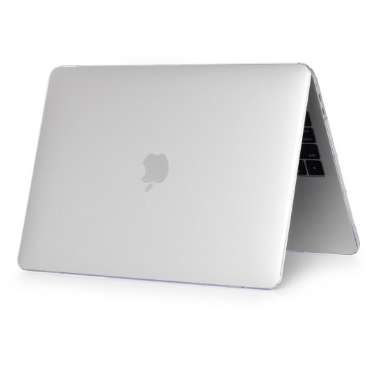 Matte Plastic Protective Case для Apple MacBook Air 13-inch (2018 / 2019) A1932; (2020) A2179; M1 (2020) A2337 - Прозрачный - матовая пластиковая накладка / чехол с обеих сторон