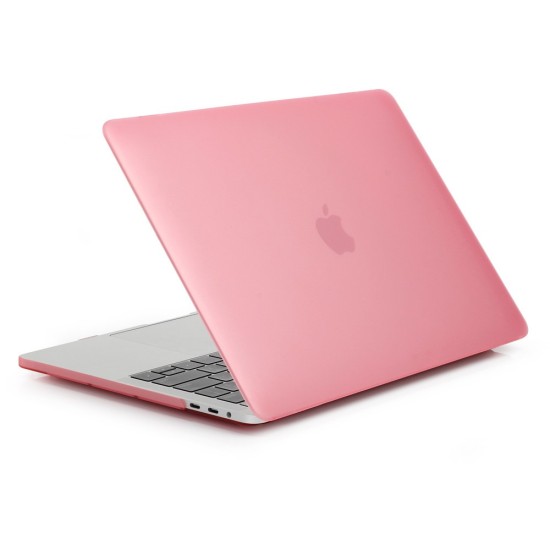 Matte Plastic Protective Case для Apple MacBook Air 13-inch (2018 / 2019) A1932; (2020) A2179; M1 (2020) A2337 - Розовый - матовая пластиковая накладка / чехол с обеих сторон