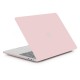 Matte Plastic Protective Case priekš Apple MacBook Pro 13-inch (2016 - 2022) A1706 / A1708 / A1989 / A2159 / A2251 / A2289 / A2338 - Rozā - matēts plastikas no abām pusēm apvalks / maciņš