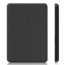 PU Leather Flip Case Smart Auto Wake/Sleep priekš Amazon Kindle Paperwhite 4 (2018) - Melns - sāniski atverams maciņš ar stendu