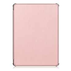 PU Leather Flip Case Smart Auto Wake/Sleep priekš Amazon Kindle 10 (2019) - Rozā Zelts - sāniski atverams maciņš ar stendu