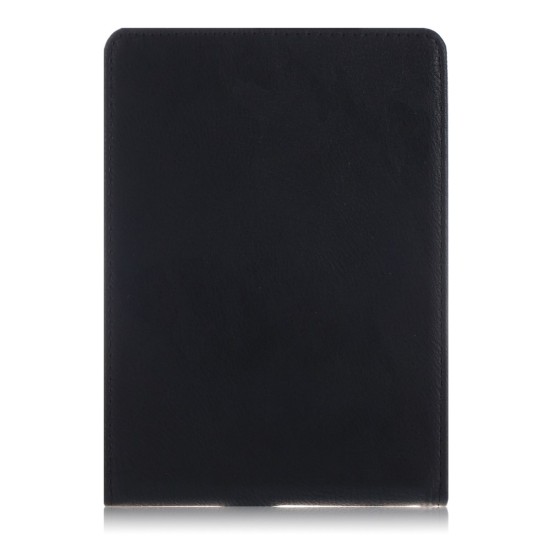 PU Leather Stand Smart Tablet Casing priekš Amazon Kindle 10 (2019) / Kindle 8 (2016) - Melns - sāniski atverams maciņš ar stendu
