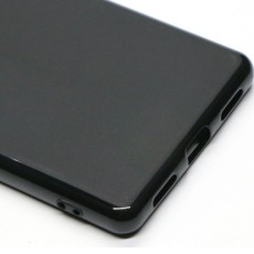 Double-sided Matte TPU Back Case priekš Sony Xperia L4 XQAD52M4L - Melns - silikona aizmugures apvalks / bampers