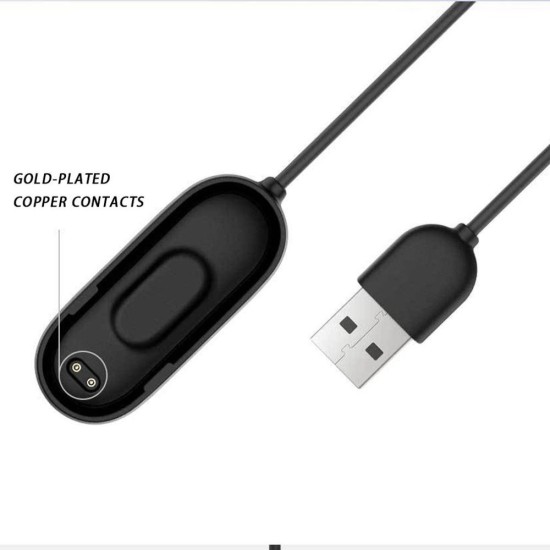 USB Magnetic Charging Cable priekš Xiaomi Mi Smart Band 4 - uzlādes Ierīce / vads pulksteņiem