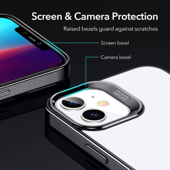 ESR Halo Back Case для Apple iPhone 12 / 12 Pro - Чёрный - силиконовая накладка / бампер-крышка