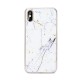 Forcell Marble Back Case priekš Apple iPhone 12 Pro Max - Balts Marmors - aizmugures maciņš / apvalks no epoksīda sveķiem