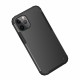 Quality PC / TPU Back Case priekš Apple iPhone 12 / 12 Pro - Melns - silikona-plastikāta aizmugures apvalks / bampers-vāciņš