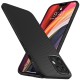 Twill Texture Silicone Mobile Phone Cover Shell priekš Apple iPhone 12 Pro Max - Melns - triecienizturīgs silikona aizmugures apvalks / bampers-vāciņš