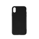Forcell Silicone Lite Back Case priekš Apple iPhone 12 / 12 Pro - Melns - matēts silikona aizmugures apvalks / bampers-vāciņš