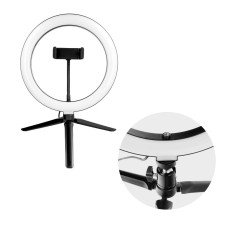 LED Ring Lamp 10 inch Tri-Pod with USB Cable - Melns - Riņķa lampa, dienas gaismas statīvs