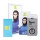 Mr. Monkey 5D Strong Privacy Anti-Peep Full Glue Tempered Glass protector priekš Apple iPhone 12 / 12 Pro - Melns - Ekrāna Aizsargstikls / Bruņota Stikla Aizsargplēve