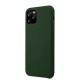 Vennus Silicone Lite Back Case priekš Samsung Galaxy A12 A125 - Tumši Zaļš - silikona aizmugures apvalks / bampers-vāciņš