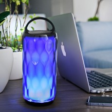 Disco LED (SP-004) Bluetooth wireless speaker / skaļrunis - Melns