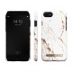 iDeal of Sweden Fashion CA16 Back Case для Apple iPhone 7 / 8 / SE2 (2020) / SE3 (2022) - Carrara Gold - пластиковый чехол-накладка с встроенной металической пластиной / бампер-крышка