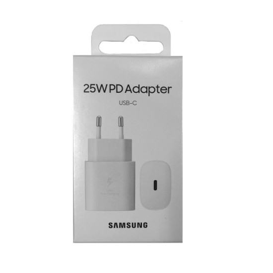 Samsung EP-TA800NWE Type-C Super Fast Charge PD 25W Tīkla lādētājs - Balts