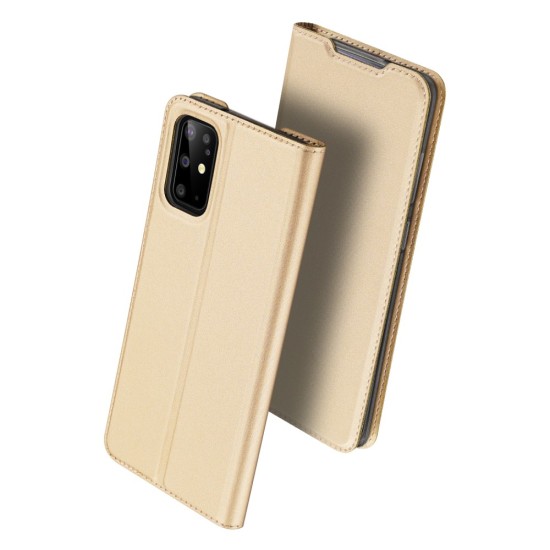 Dux Ducis Skin Pro series для Huawei P Smart (2021) - Золотистый - чехол-книжка с магнитом и стендом / подставкой