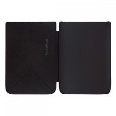 PocketBook Origami Case Book Shell priekš Basic 4 (606) / Lux 2 (616) / Touch Lux 4 / 5 (627, 628) / Touch HD3 (632) / Color (633) - Pelēks - mākslīgās ādas grāmatveida maks / maciņš