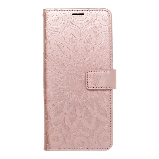Forcell Mezzo Book Case для Apple iPhone 12 mini - Розовое Золото / Мандала - чехол-книжка со стендом / подставкой и шнурком