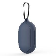 Silicone Protective Case with Hook priekš Samsung Galaxy Buds / Buds Plus - Tumši Zils - silikona apvalks ar karabīni bezvadu austiņu lādēšanas ierīcei