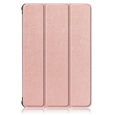 Tri-fold Stand PU Smart Auto Wake/Sleep Leather Case для Huawe MatePad T10 / T10s - Розовое Золото - чехол-книжка со стендом / подставкой