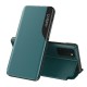 Smart View Window Wake / Sleep Book Case priekš Samsung Galaxy S21 Plus G996 - Zaļš - sāniski atverams maciņš ar lodziņu / grāmatveida maks