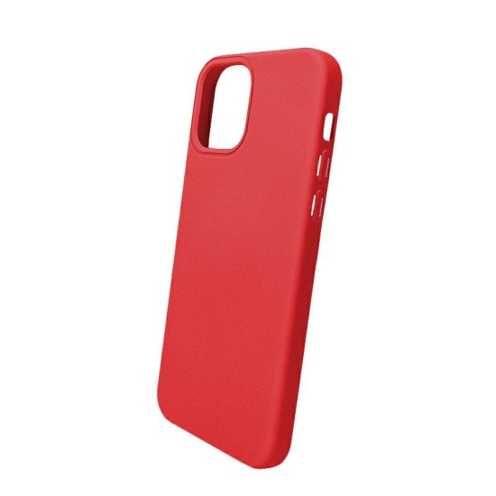 Forcell Silicone Case (Microfiber Soft Touch) priekš Apple iPhone 7 / 8 / SE2 (2020) / SE3 (2022) - Sarkans - matēts silikona aizmugures apvalks / bampers-vāciņš