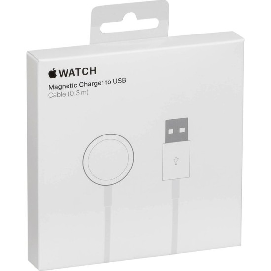 Apple 0.3m MX2G2ZM/A Magnetic USB Charging Cable для Apple Watch - магнитная беспроводная USB зарядка-подставка