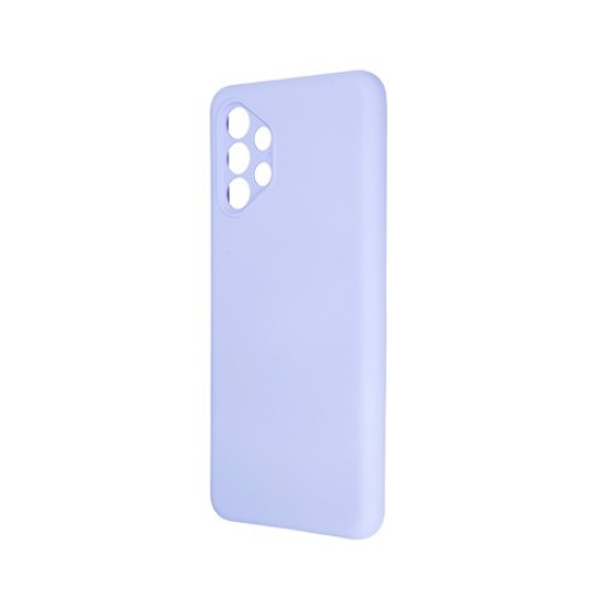 OEM Silicone Back Case (Microfiber Soft Touch) priekš Samsung Galaxy A52 A525 / A52 5G A526 / A52s 5G A528 - Gaiši Violets - matēts silikona aizmugures apvalks