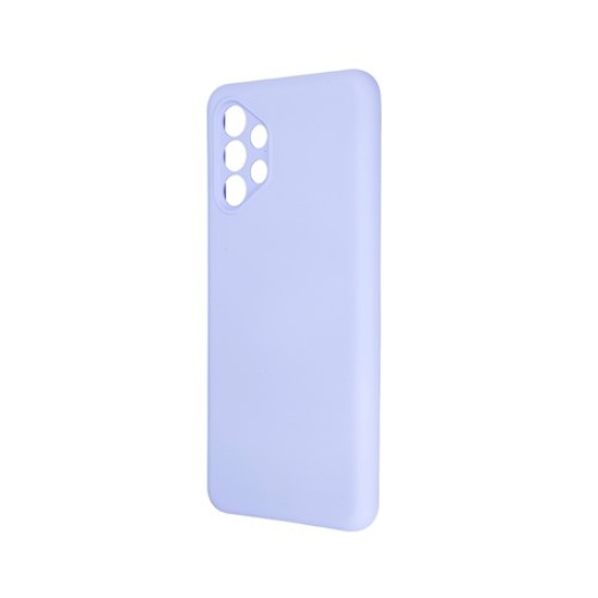 OEM Silicone Back Case (Microfiber Soft Touch) priekš Samsung Galaxy A32 4G A325 - Gaiši Violets - matēts silikona aizmugures apvalks