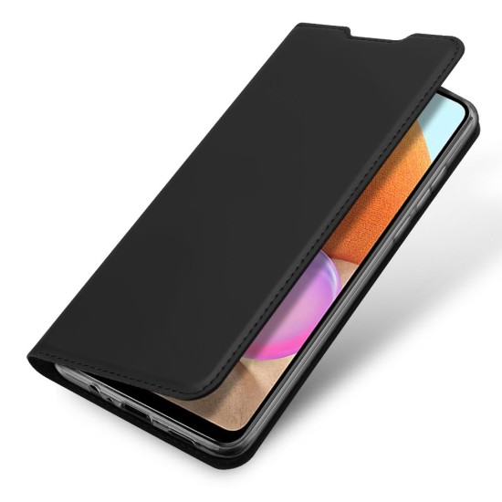 Dux Ducis Skin Pro series для Samsung Galaxy A32 4G A325 - Черный - чехол-книжка с магнитом и стендом / подставкой
