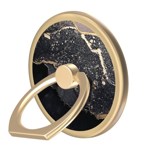 iDeal of Sweden Magnetic Ring Mount - Golden Twilight Marble - Universāls magnētisks gredzens-turētājs telefonam