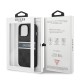 Guess 4G Stripe Collection Back Case GUHCP13L4GDGR priekš Apple iPhone 13 Pro - Pelēks - mākslīgās ādas aizmugures apvalks / bampers-vāciņš