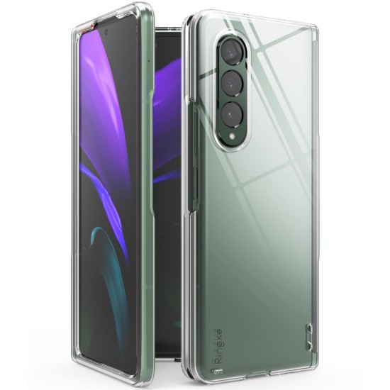 Ringke Slim Clear Case (Upper Cover / Lower Cover) priekš Samsung Galaxy Fold3 5G - Caurspīdīgs - plastikas aizmugures apvalks / vāciņš
