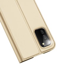 Dux Ducis Skin Pro series для Samsung Galaxy A03s A037G - Золотистый - чехол-книжка с магнитом и стендом / подставкой