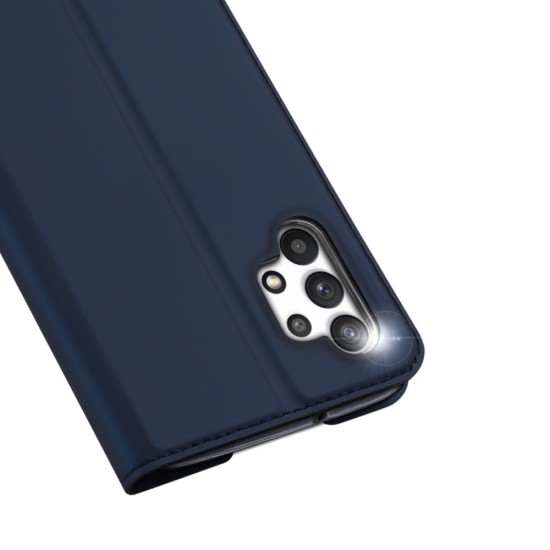 Dux Ducis Skin Pro series priekš Samsung Galaxy A52 A525 / A52 5G A526 / A52s 5G A528 - Tumši Zils - sāniski atverams maciņš ar magnētu un stendu