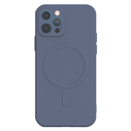 Tel Protect Silicone Back Case with MagSafe priekš Apple iPhone 13 Pro - Zils - silikona aizmugures apvalks / bampers-vāciņš