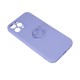 Finger Grip Back Case priekš Samsung Galaxy A22 4G A225 - Violets - silikona aizmugures apvalks ar gredzenu / bampers-vāciņš