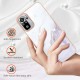 IMD Electroplating Marble Pattern TPU Phone Shell priekš Xiaomi Redmi Note 10 / Note 10S / Poco M5s - Balts - silikona aizmugures apvalks / bampers-vāciņš