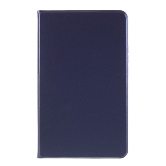 PU Leather Stand Tablet Cover Case priekš Huawei MatePad T8 8.0 - Tumši Zils - sāniski atverams maciņš ar stendu