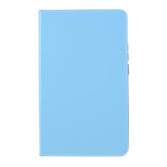 PU Leather Stand Tablet Cover Case priekš Huawei MatePad T8 8.0 - Gaiši Zils - sāniski atverams maciņš ar stendu