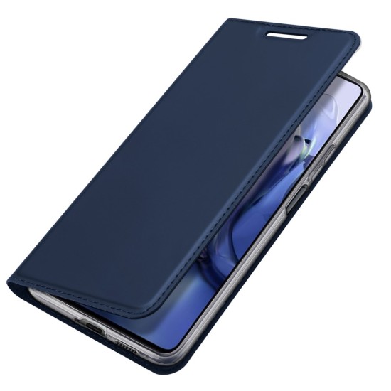 Dux Ducis Skin Pro series priekš Xiaomi 11T 5G / 11T Pro 5G - Tumši Zils - sāniski atverams maciņš ar magnētu un stendu