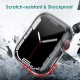 Transparent All-round Soft TPU Protective Cover priekš Apple Watch 7 / 8 / 9 (45mm) - Caurspīdīgs - silikona apvalks viedpulksteņiem