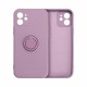 RoarKorea Amber Ring Back Case priekš Xiaomi Poco M4 Pro 5G - Violets - silikona aizmugures apvalks ar gredzenu / bampers-vāciņš