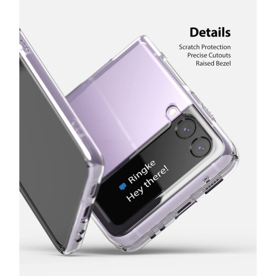 Ringke Slim Case priekš Samsung Galaxy Flip3 5G - Caurspīdīgs - plastikas aizmugures apvalks / vāciņš